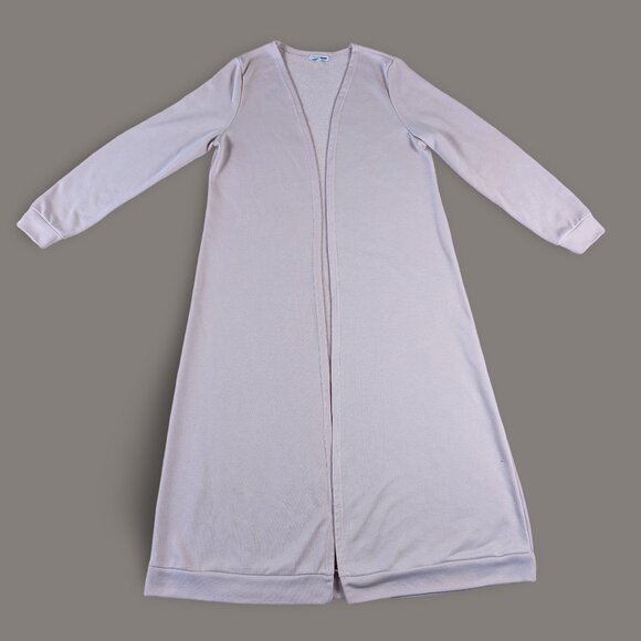 Dusty Pink Floor Length Duster Sweater - Large - Picture 5 of 8